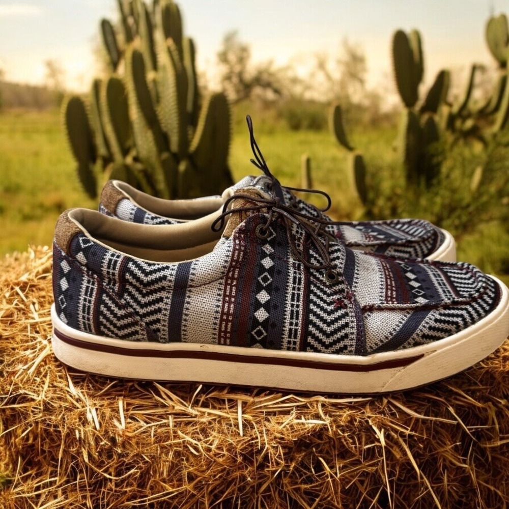 Twisted X Multicolor Patterned Western Shoes